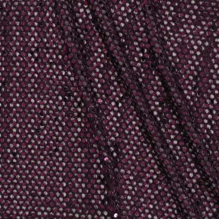 Red lamÉ y lentejuelas morado